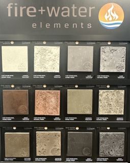 Single Replacement Boards 4" x 4" - Cast Stone